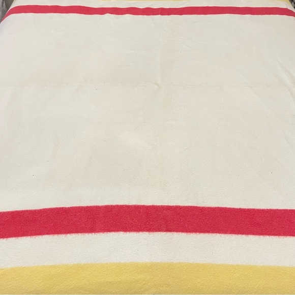 Vintage ely and walker golden seal vintage 1950s wool striped blanket camping - Picture 12 of 13